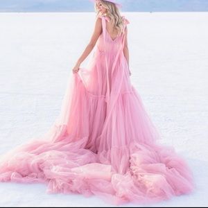 Tulle Pink Gown